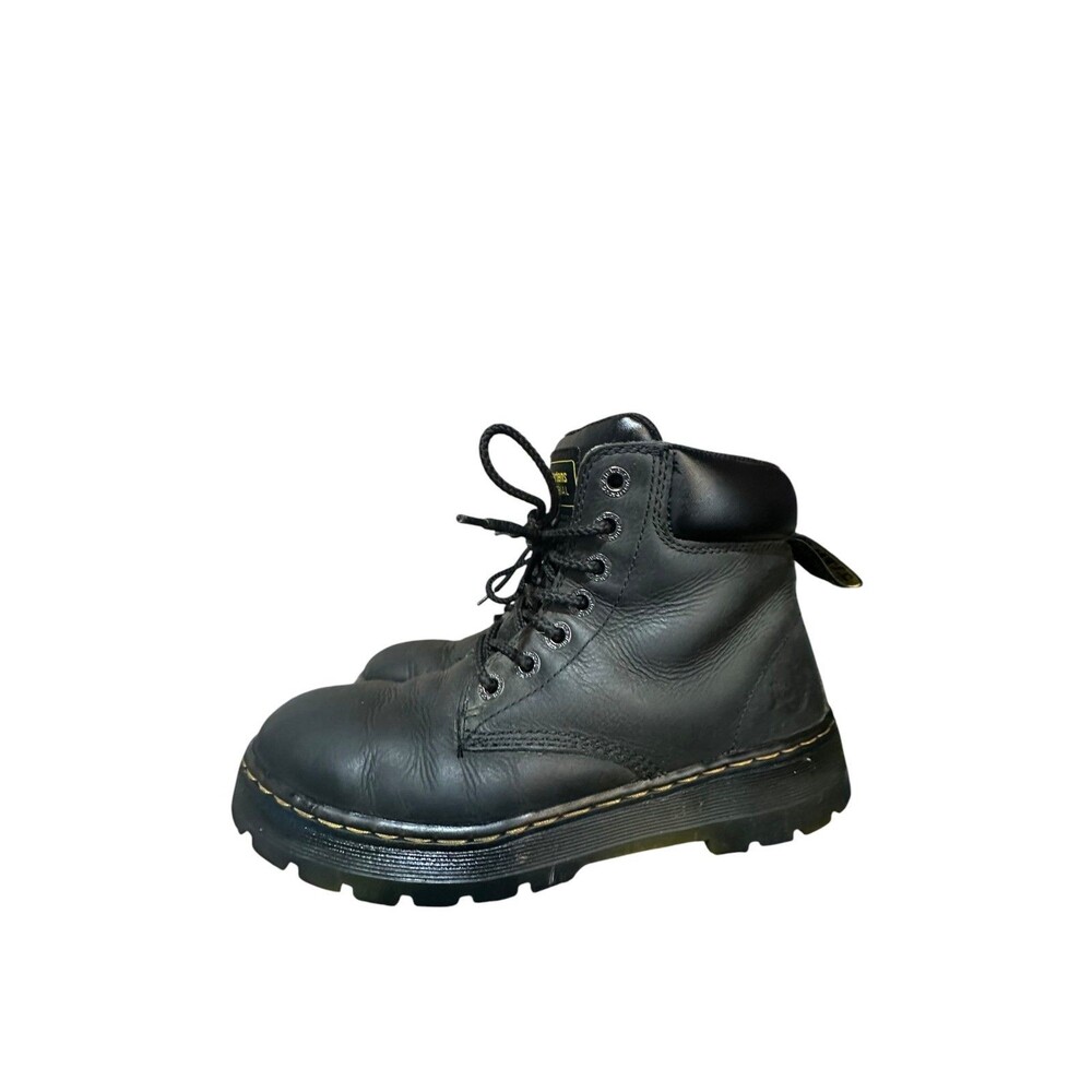 Dr. Martens Soft Toe Electrical Industrial Black Boots Men's 9 Ladies 10 Hazard